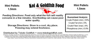 Toledo Goldfish Mini Pellets