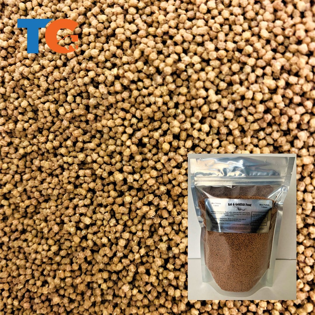Toledo Goldfish Fish Food floating Mini Pellets for goldfish and koi