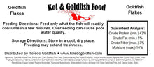 Load image into Gallery viewer, Toledo Goldfish Flake Food
